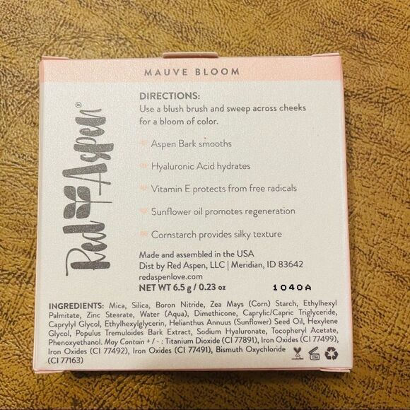 Red Apen Presses Powder Blush Mauve Bloom - Picture 5 of 5